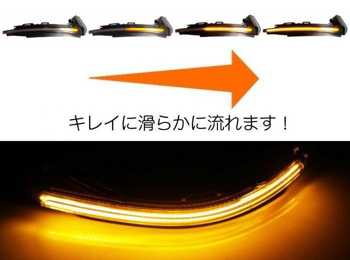 流れるウインカー スモークレンズ