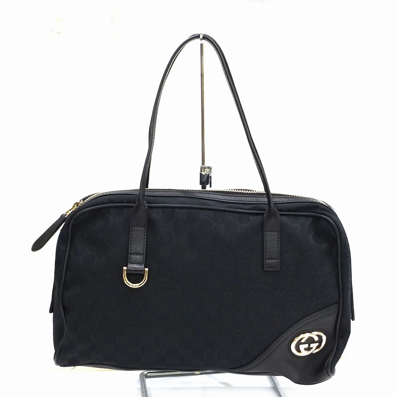 GUCCI グッチ ニューブリット 169971 ボストンバッグ GGキャンバス 