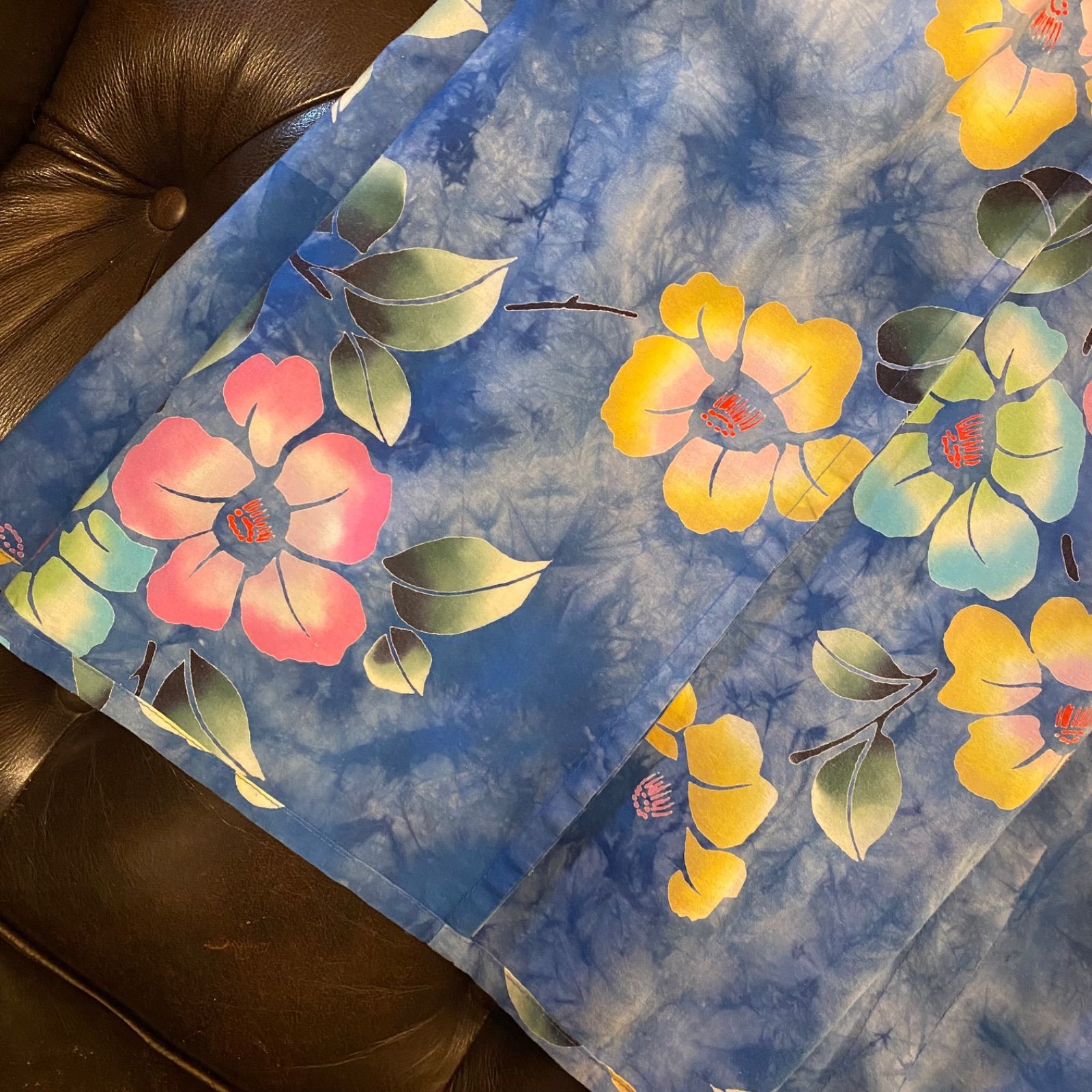 浴衣ドレス リメイク品 浴衣リメイク][refashion]浴衣ドレス！これなら簡単！夏祭りに