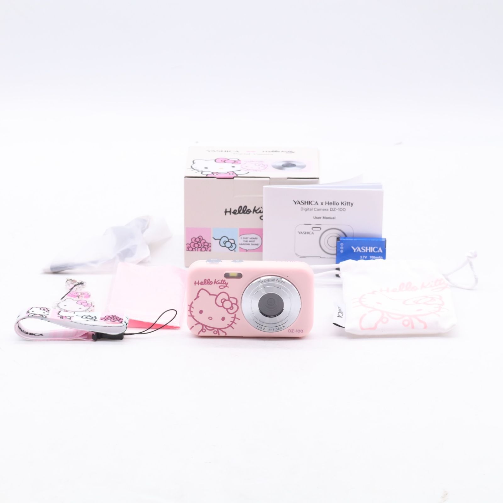 新品級】YASHICA ヤシカ DZ-100 Hello Kitty Playground ピンク