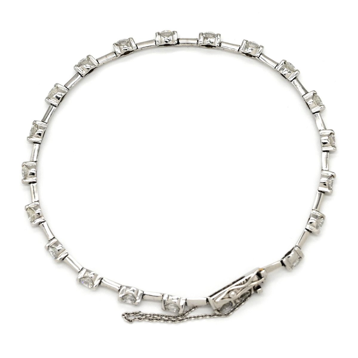 【De Beers】ダイヤモンド18K WGブレスレット DE BEERS 18Kホワイトゴールド ダイヤモンド ブレスレット | NET