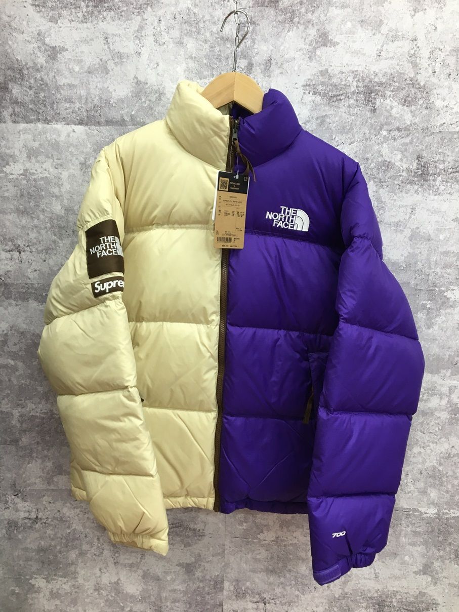 Supreme THE NORTH FACE 24SS Split Nuptse Jacket シュプリーム ノースフェイス スプリット ヌプシジャケット グラベル ピークパープル【W0039-004】