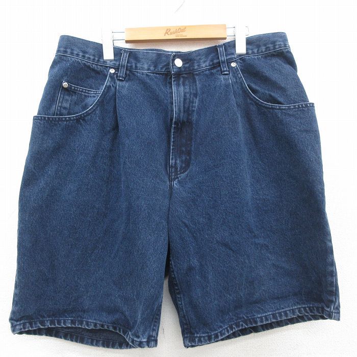 W39/古着 チェロキー ショート パンツ ショーツ メンズ 00s コットン 濃紺 ネイビー デニム 23apr21 中古 ボトムス 短パン ショーパン