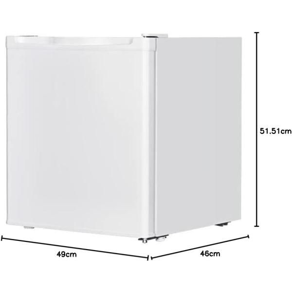 マクスゼン 1ドア冷蔵庫　JR047HM01 MAXZEN 冷蔵庫 47L 小型 一人暮らし 1ドアミニ冷蔵庫 右開き