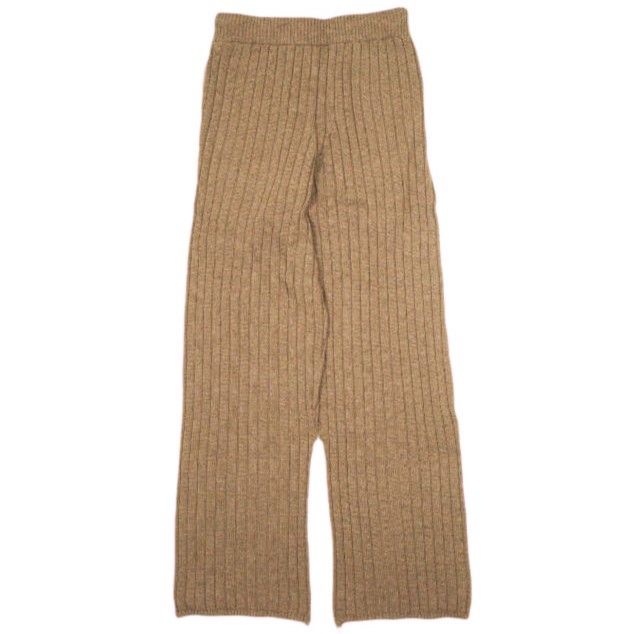 ATON エイトン CASHMERE WOOL WIDE EASY PANTS カシミヤウールワイドイージーパンツ PRAGIW0915 02 M BROWN ボトムス g23069