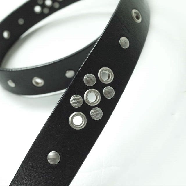 LEMAIRE ルメール STUDDED LEATHER BELT スタッズレザーベルト X