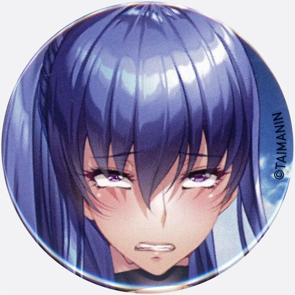 中古】バッジ・ピンズ 秋山凜子 「対魔忍RPGX アヘ顔ヒロイン缶バッジ