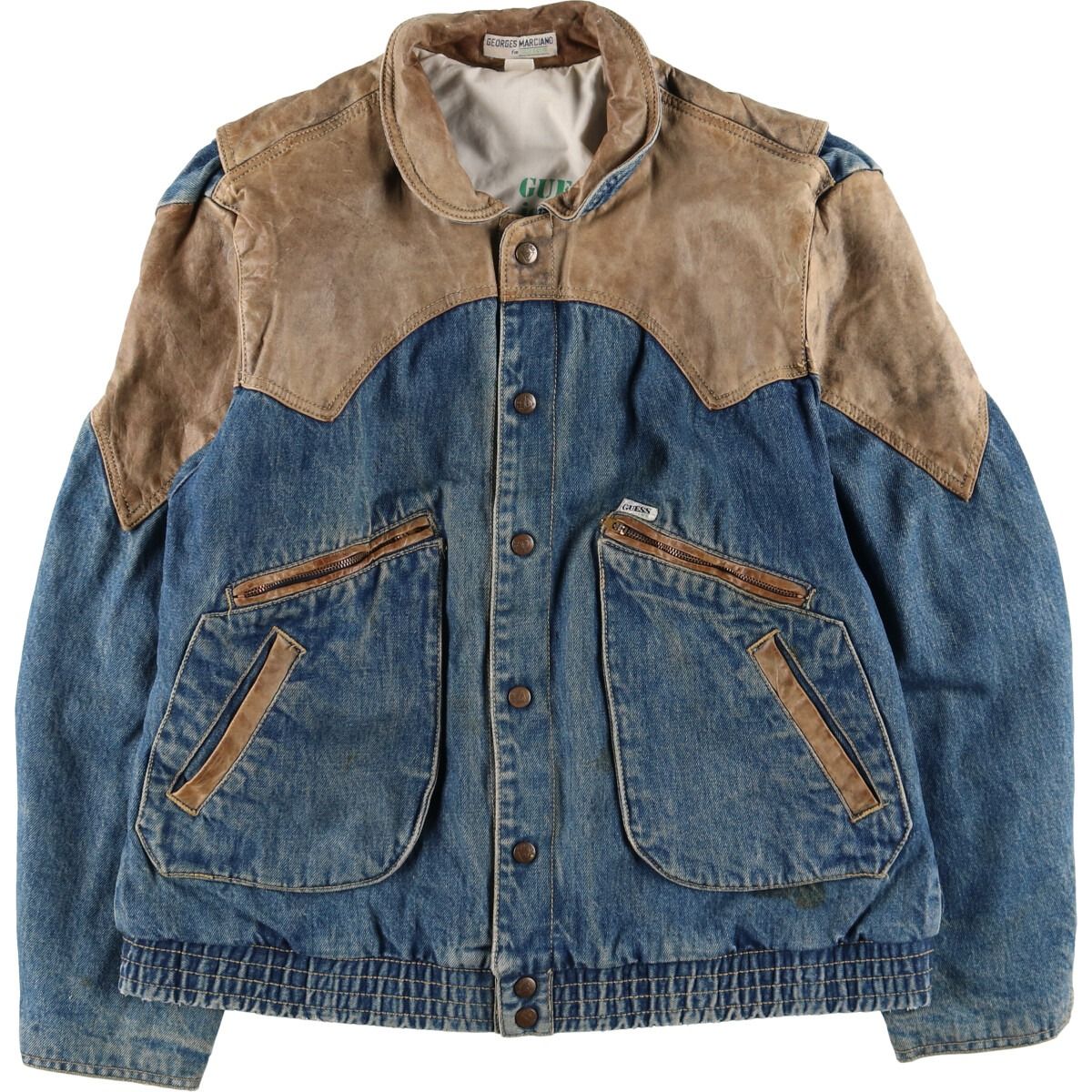 GUESS デニムジャケット M　ヴィンテージ GUESS デニムジャケット gジャン 「ヴィンテージ古着」90's