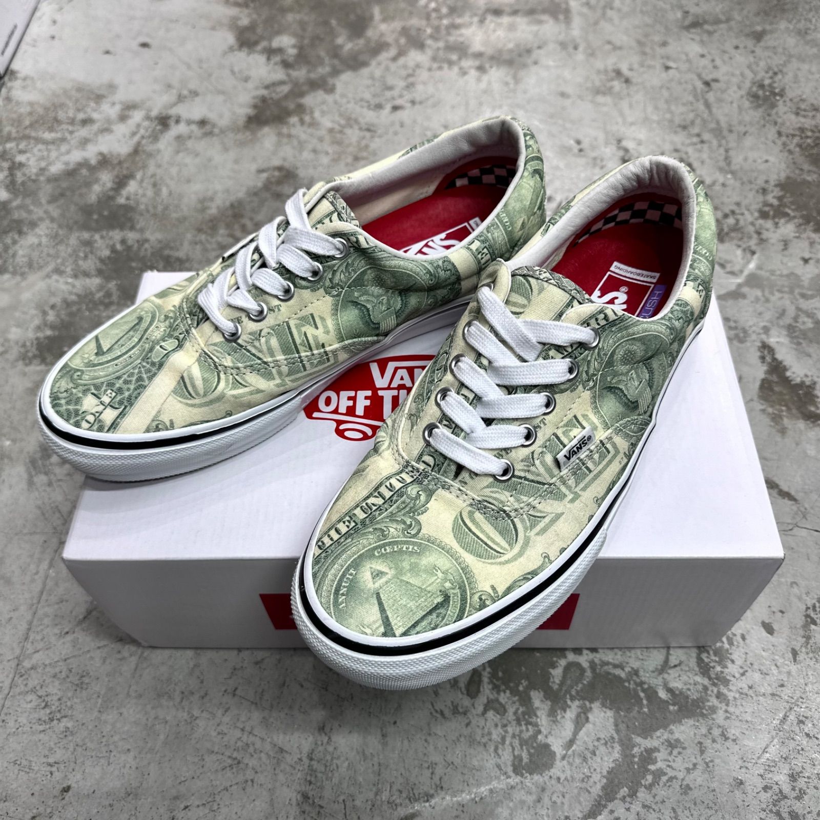 Supreme × VANS 23SS Dollar Era ドルエラ ローカットスニーカー