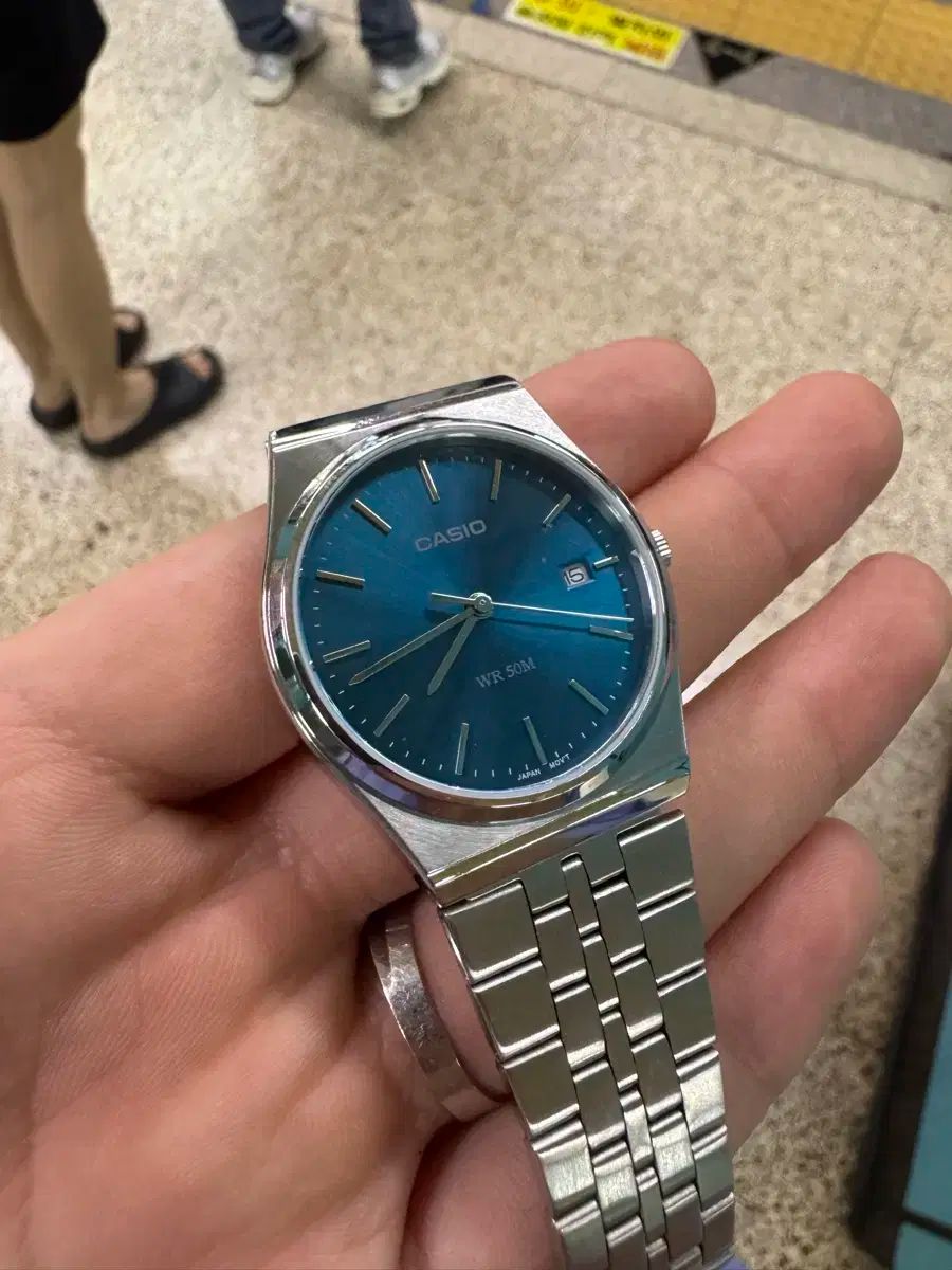 CASIO(カシオ) 時計 MTP ー B145D ブルー ダイヤル