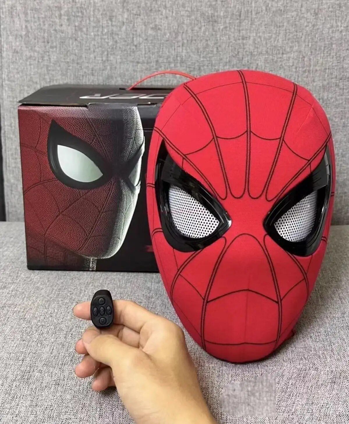 新品未使用 スパイダーマン 電動マスクヘルメット 1：1着用可能 - アメコミ