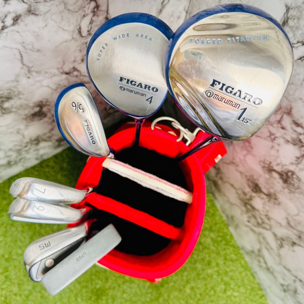 推奨 マルマン フィガロ レディースゴルフセット 7本 L