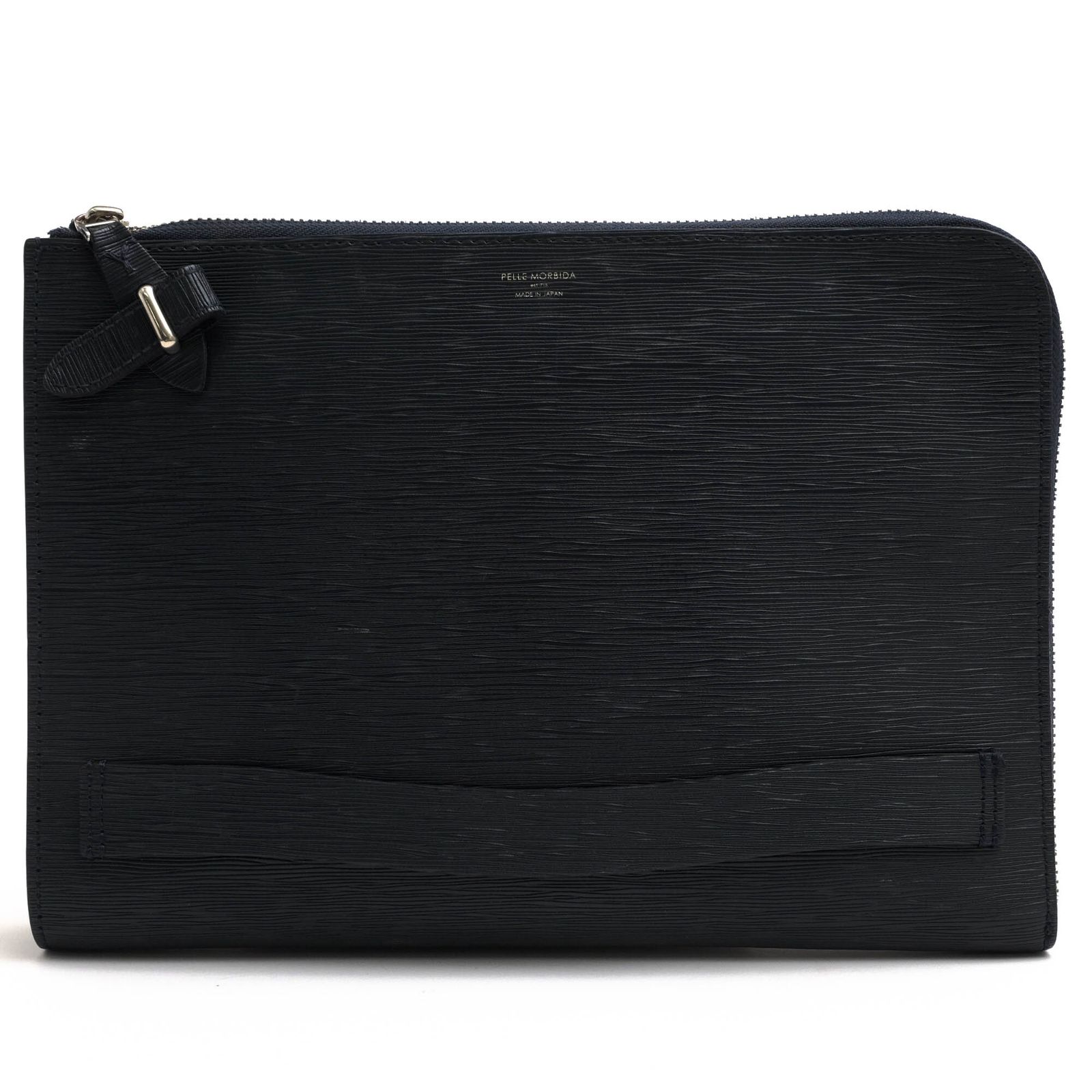 ペッレモルビダ PELLE MORBIDA バッグ セカンドバッグ クラッチバッグ 鞄 メンズ 男性 男性用 レザー 革 本革 ネイビー 紺 PMO-CA205 Capitano キャピターノ L字ファスナー