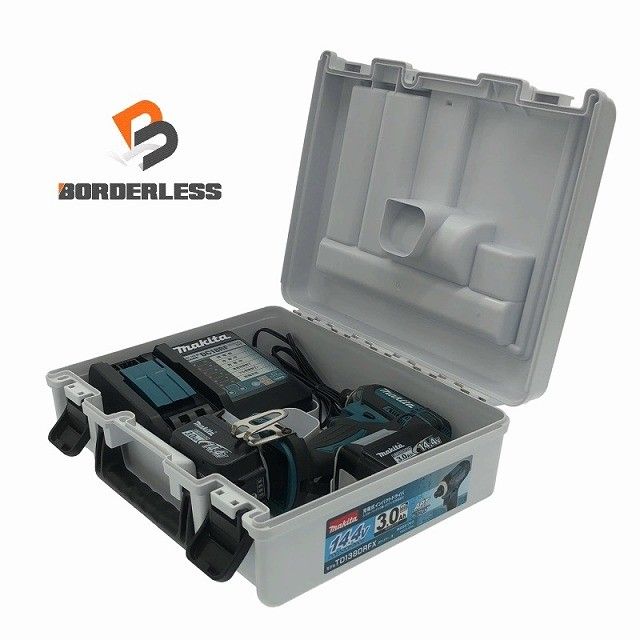 makita マキタ 18V 充電式インパクトドライバ TD138DRFX バッテリー2個 14.4V 3.0Ah 充電器 ケース付き