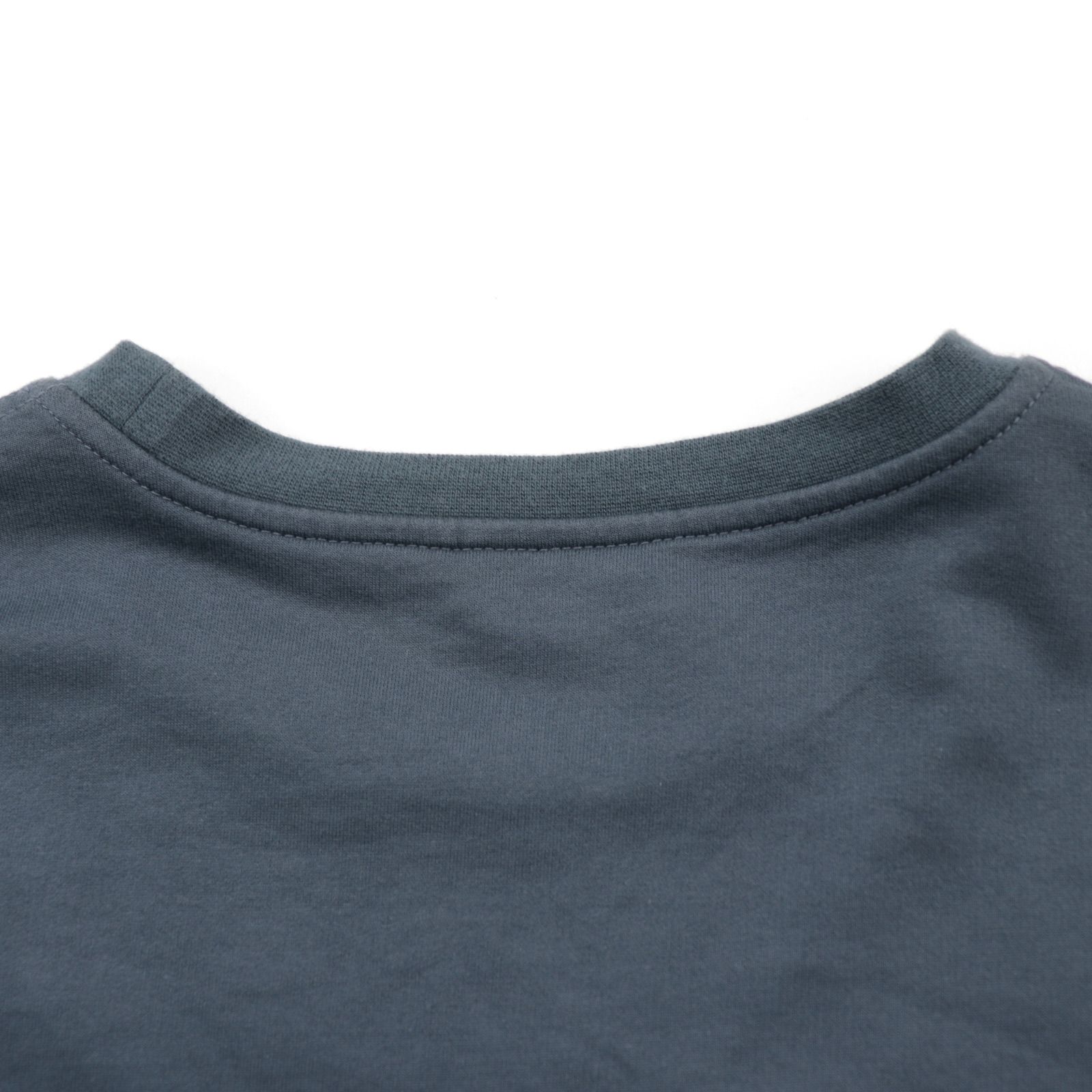 エルメス 2021年 ハローミスターファリエール Tシャツ カットソー クルーネック ショートスリーブ 丸首 半袖 メンズ グレーブルー XS  イタリア製 HERMES