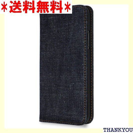 NeedNetwork iPhone 14 用 ケース 岡山デニム 手帳型 アイフォン 用 耐衝撃 カードホルダー スタンド マグネットなし カバー ストラップホール スリム 薄型 733