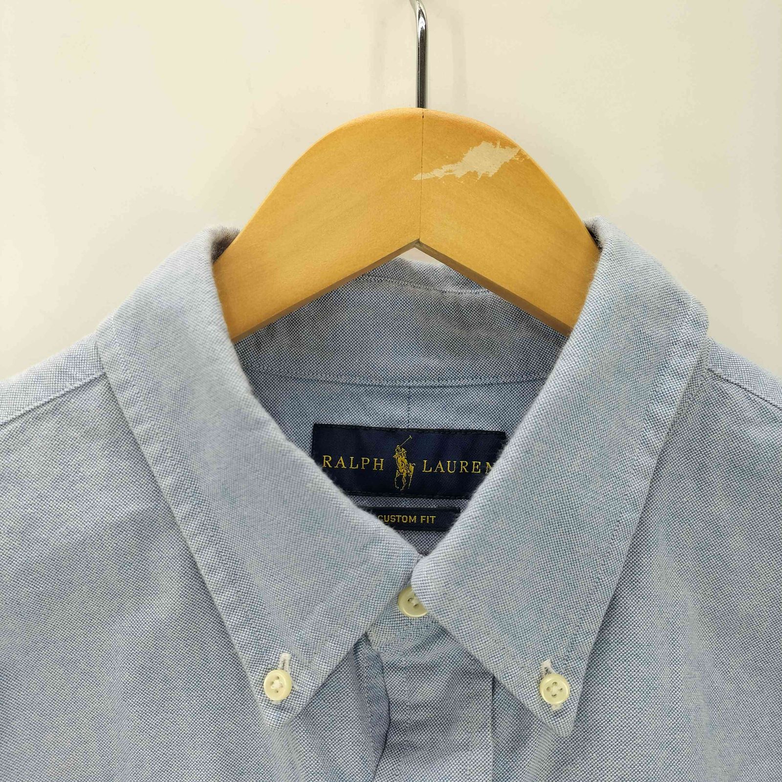 C43 現行 RALPH LAUREN オックスフォードシャツ　ホース刺繍　長袖 Ralph Lauren - ラルフローレン ボタンダウンシャツ 長袖