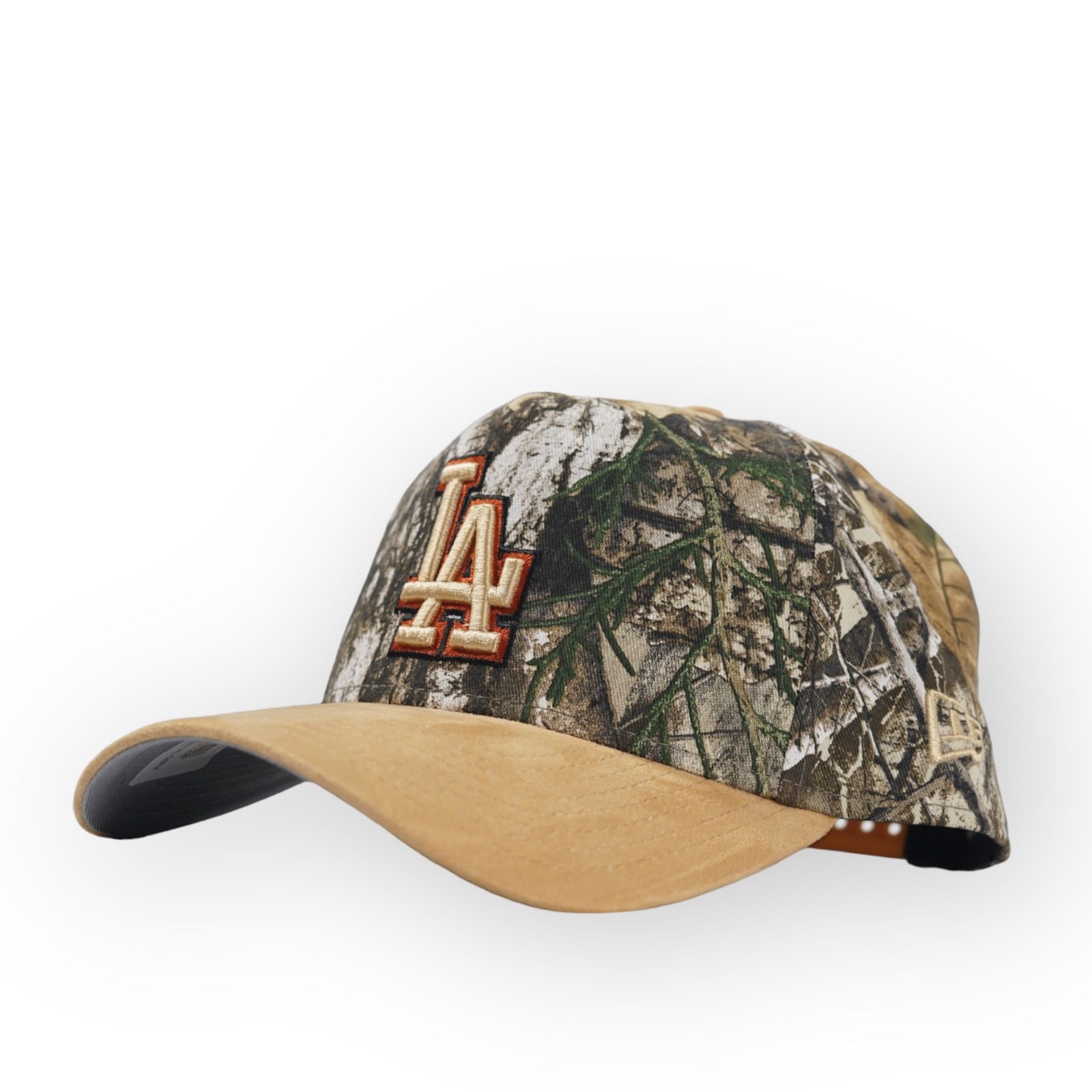 ○New Era 9FORTY Los Angeles Dodgers Real Tree Suede A-Frame