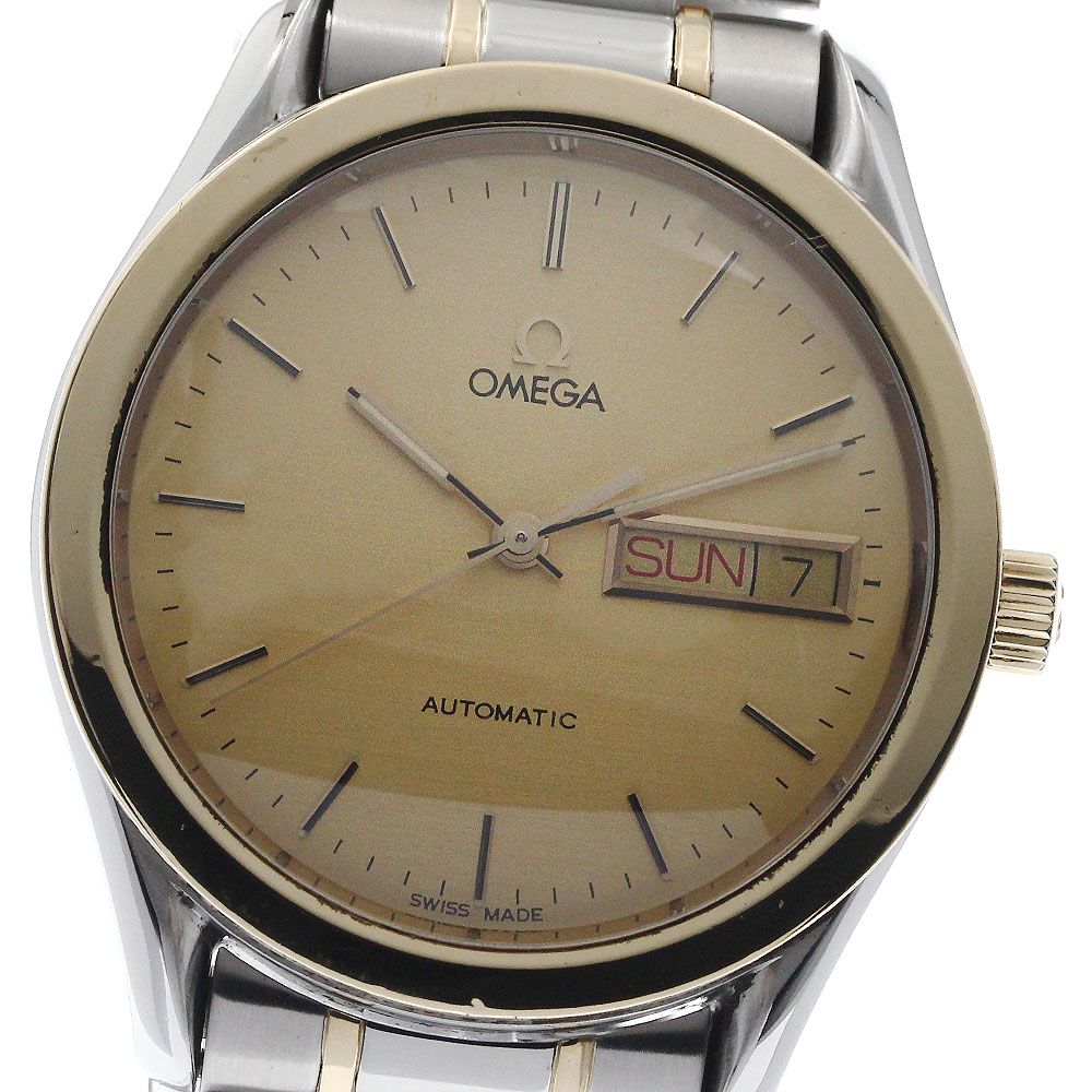 オメガ OMEGA 5120.10 クラシック デイデイト YGコンビ 自動巻き メンズ保証書付き_870893