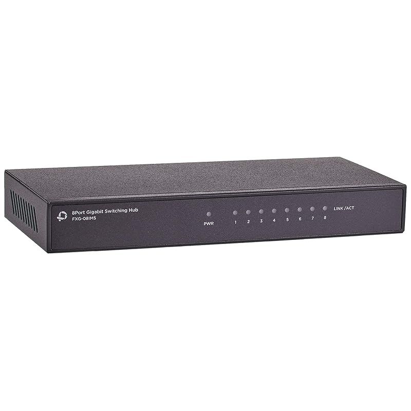 プラネックス PLANEX 8ポート ギガビットスイッチングハブ FXG-08IM5 0