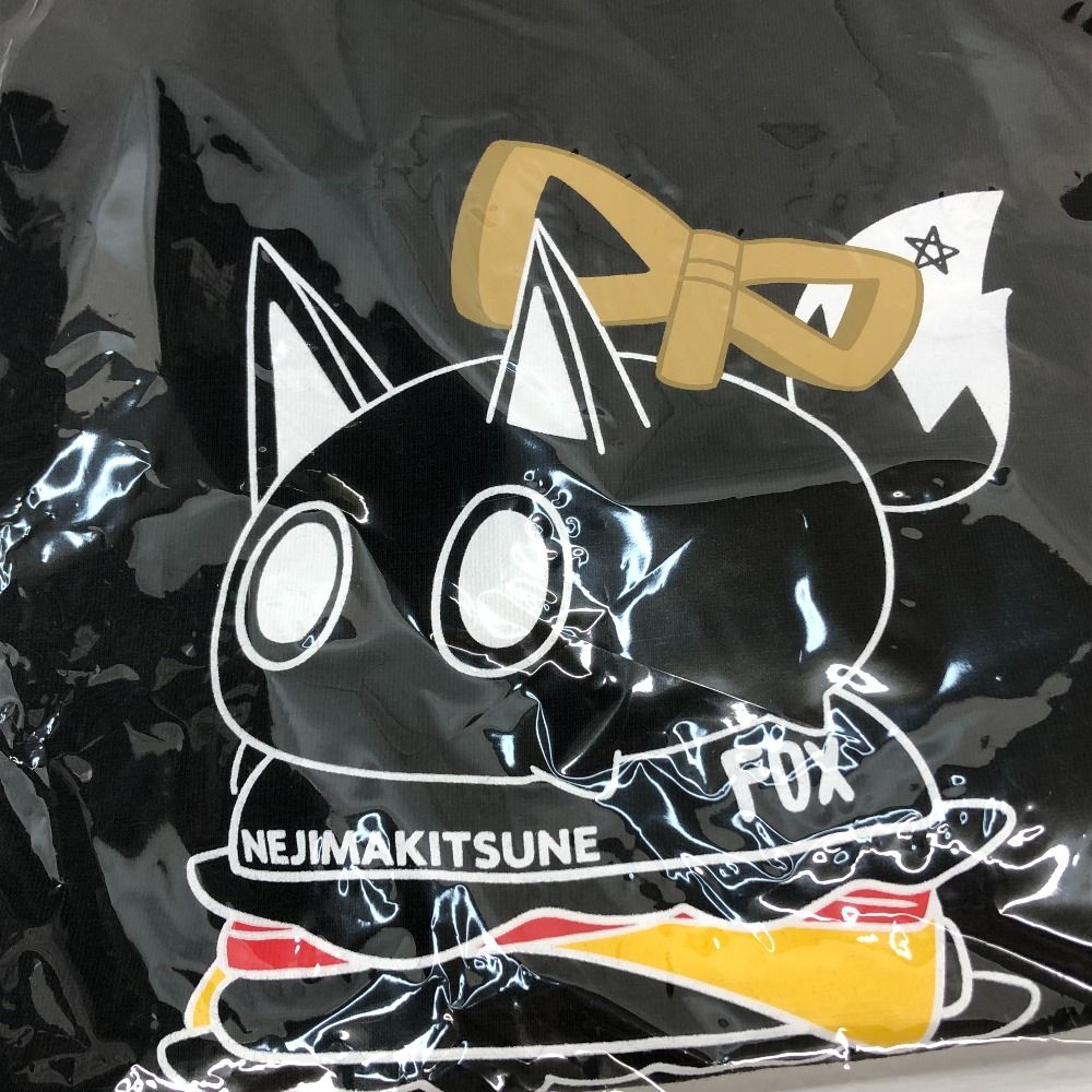 白上フブキ ネジマキツネTシャツ ブラック フリーサイズ 「バーチャル 