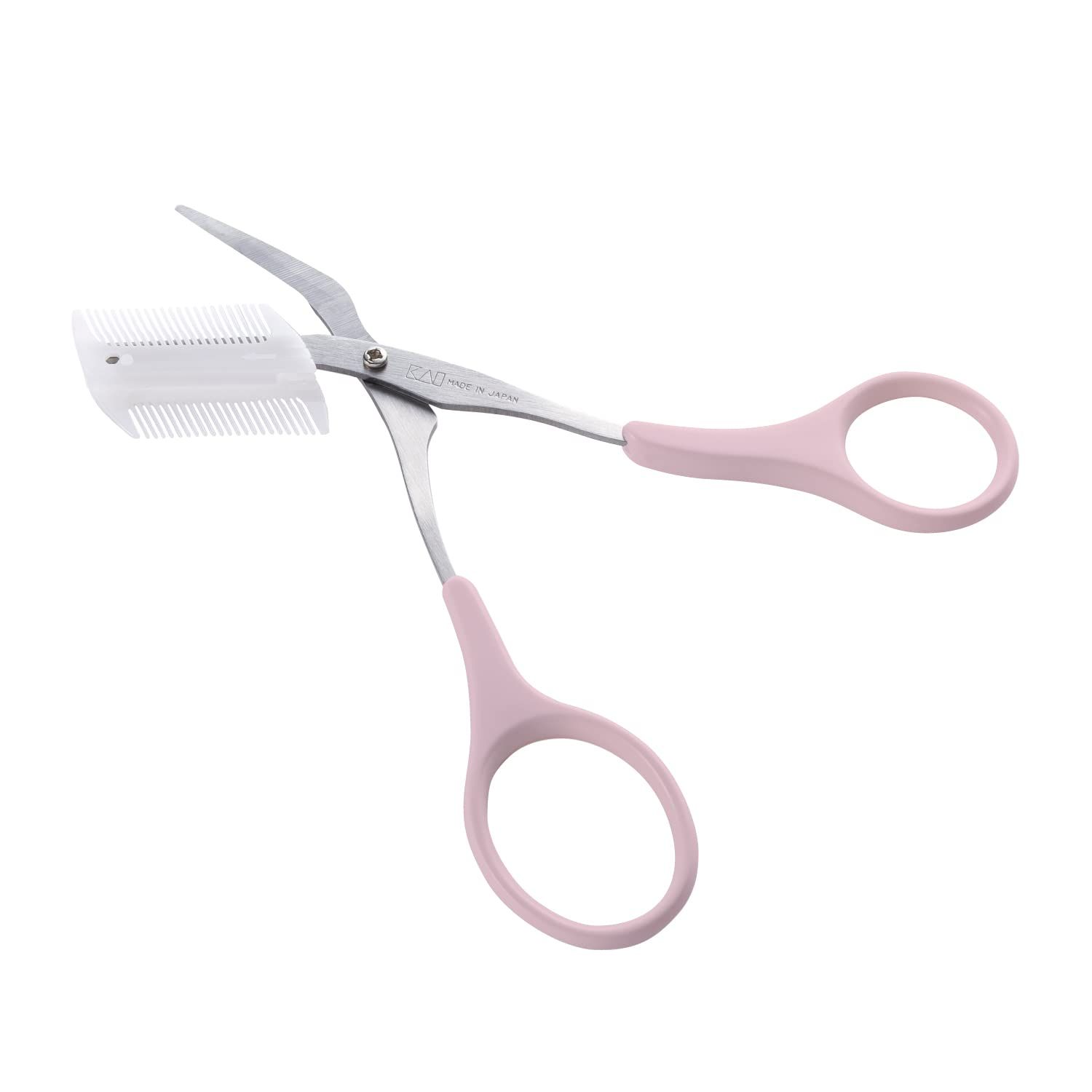 数量 貝印 KAI クシ付き 眉毛 ハサミ 着脱可 ピンク レディース 右手 日本製 KQ3158 WWW_OLIVIERBERNSTEIN_COM