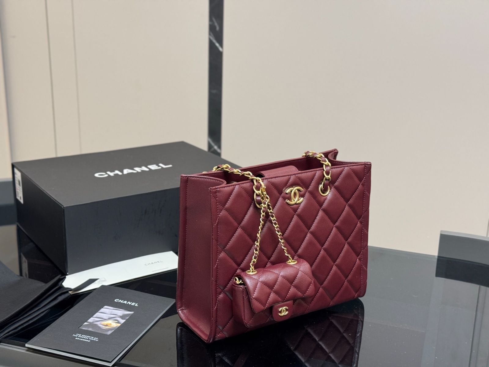 【大容量♡新作】CHANEL ショッピング バッグ 今日特価】Chanel Tote Shopping Bag チャネル トート