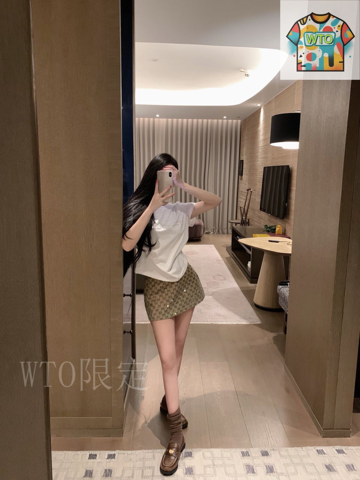 今日特価】GUCCI グッチ ストーン加工ショートスリーブ T シャツ