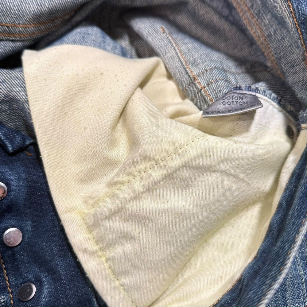 美品 DIOR HOMME ディオールオム ボタンフライ ダメージ加工 デニム