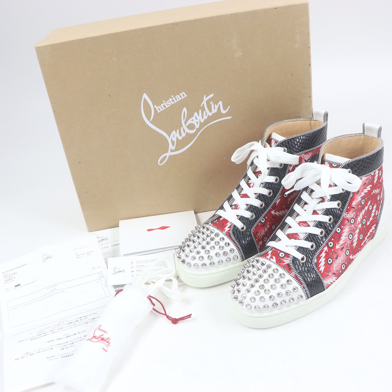 メンズ 未使用品□Christian Louboutin クリスチャンルブタン Lou