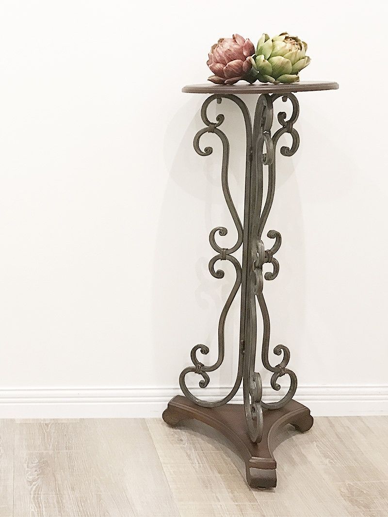 フラワースタンド ヨーロピアン風 アンティーク調 ロココ調 コーヒー