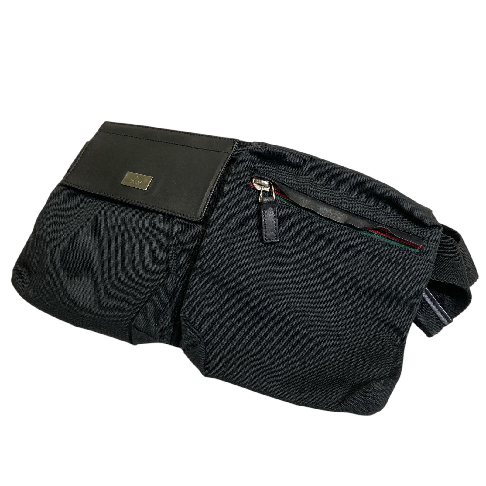 C298 GUCCI グッチ ナイロン ウエストポーチ ボディバック C298 GUCCI グッチ ナイロン ウエストポーチ ボディバック