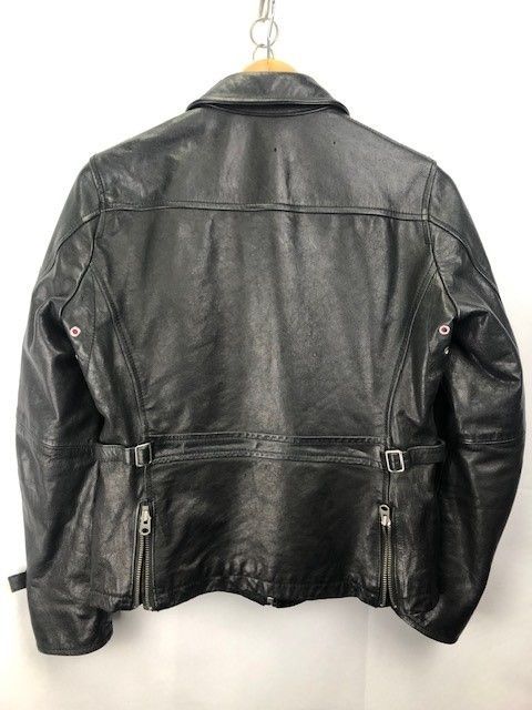 GB SKINS COW LEATHER シングルライダースジャケット GB03BZ34RD