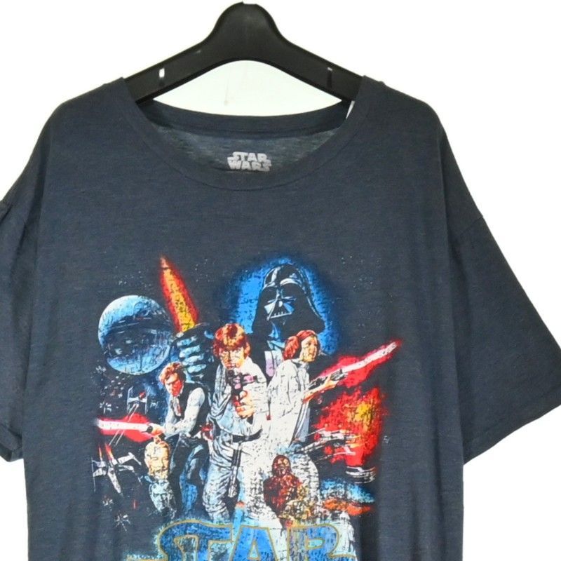 90年代 スターウォーズ STAR WARS ダースベイダー キャラクタープリントTシャツ USA製 メンズXL ヴィンテージ /evb001798