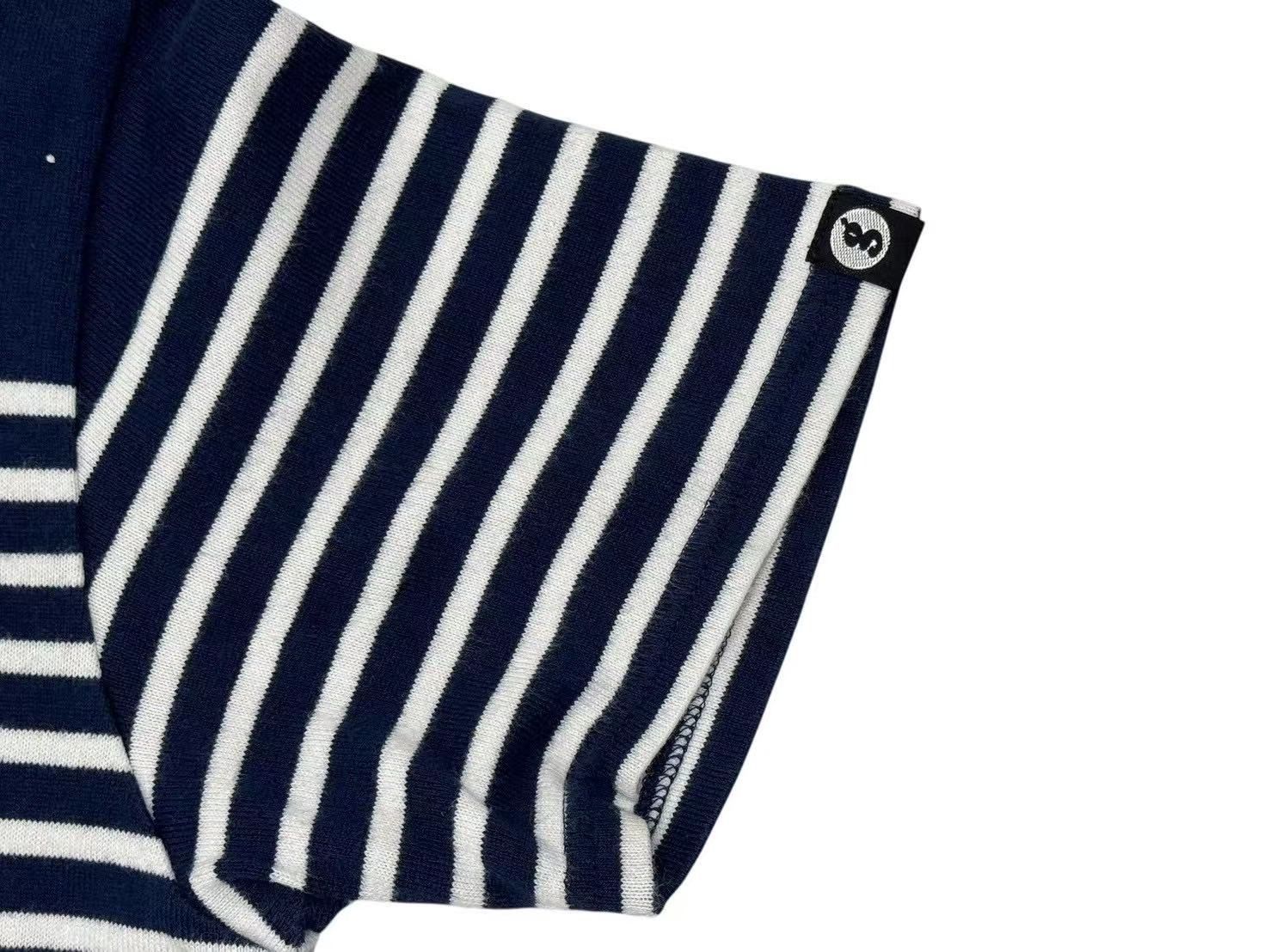 GOOD ENOUGH グッドイナフ ボーダー半袖 Tシャツ GE-136006 ネイビー  