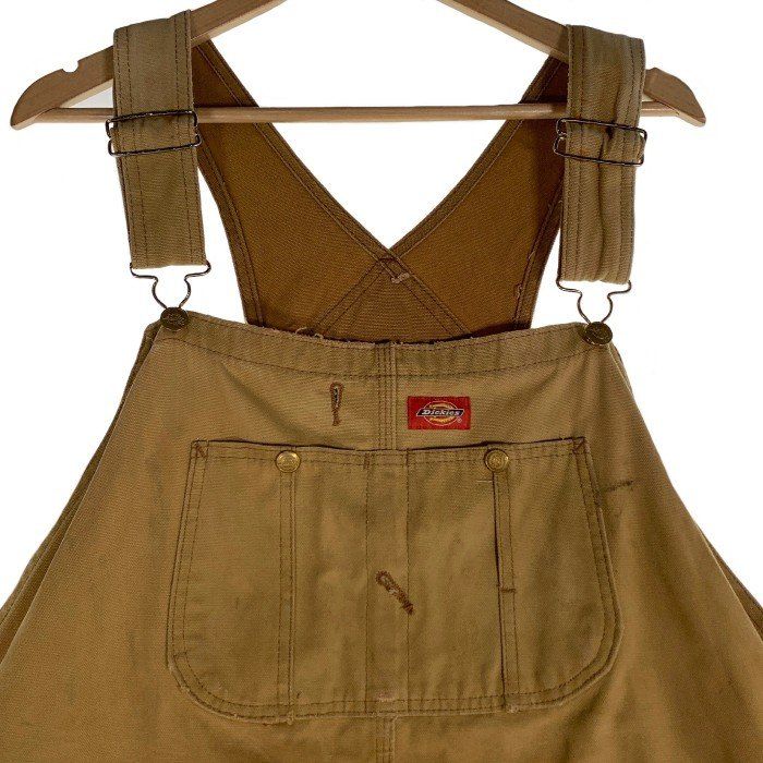 Dickies ディッキーズ ブラウンダック オーバーオール ダメージ リペア