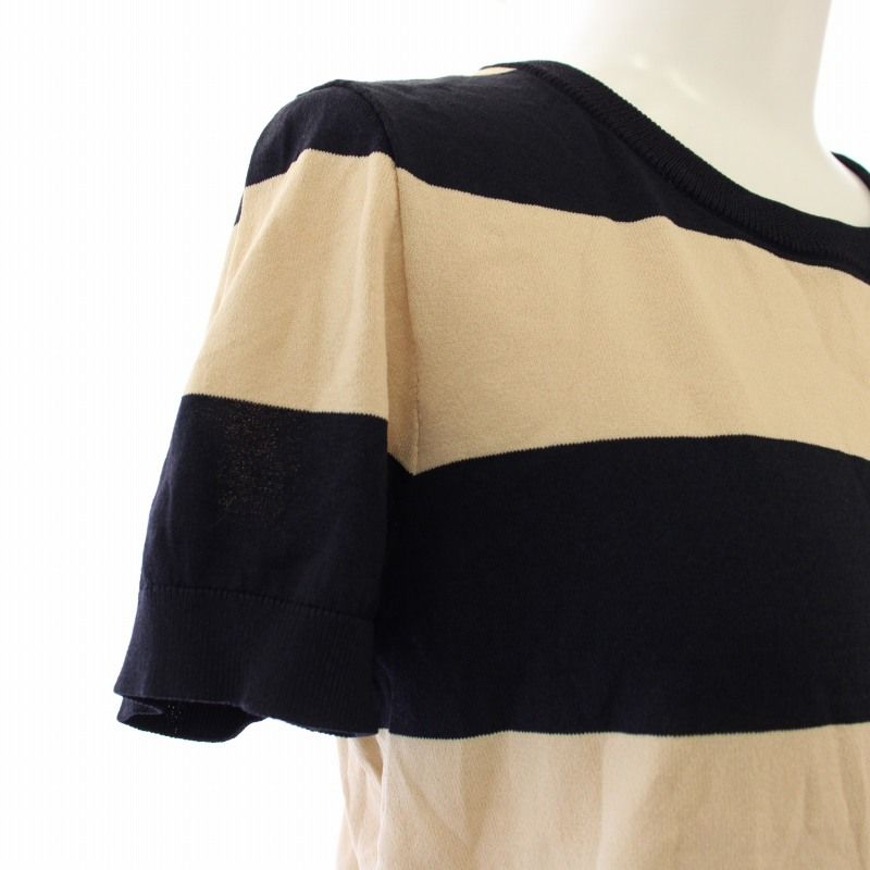 BURBERRY BLUE LABEL 半袖ニット 38 BURBERRY BLUE LABEL バーバリー ブルーレーベル 半袖ニット