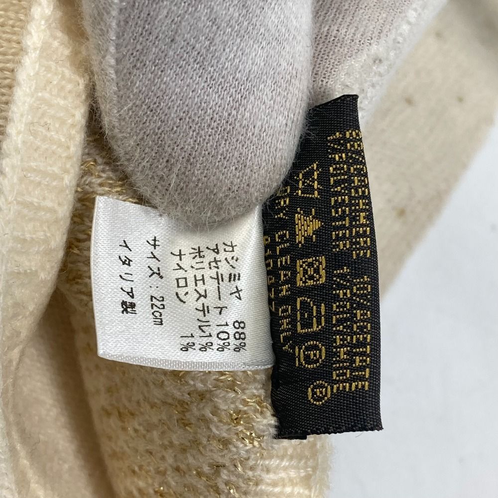 ルイヴィトン ロゴ ゴンポリアナ ラメ LV 手袋 ロング グローブ