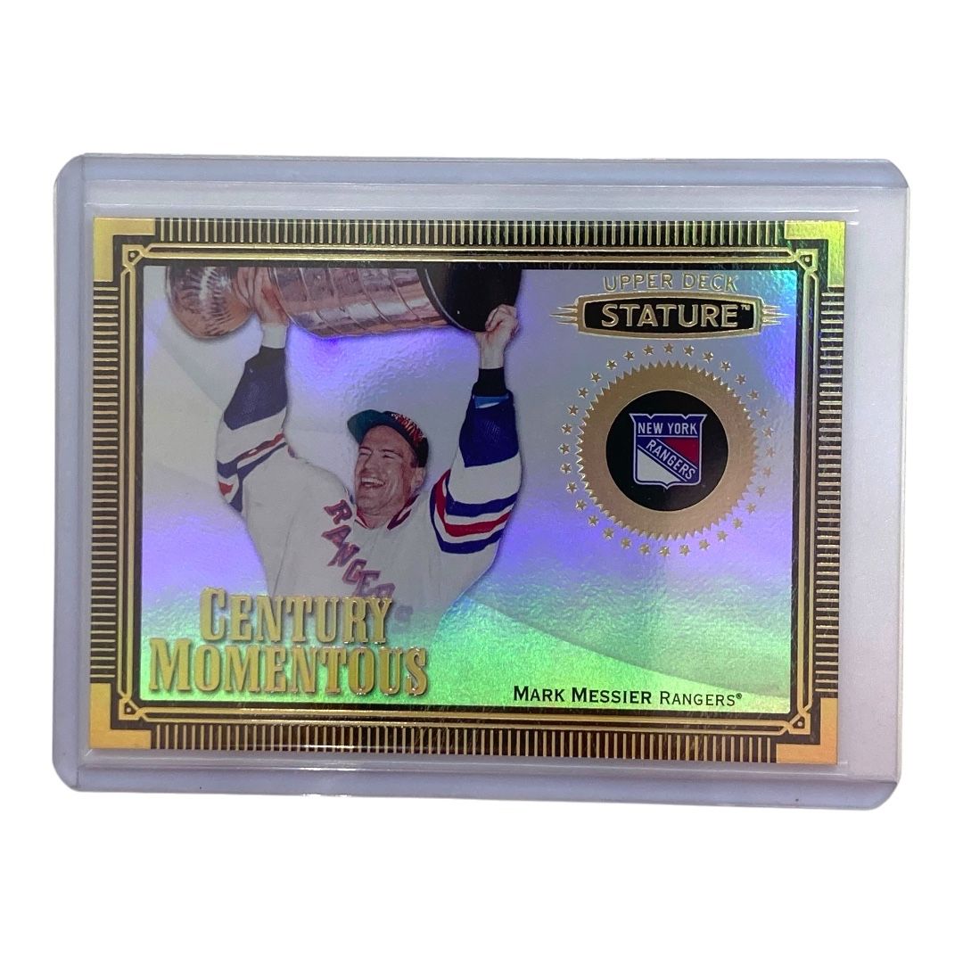 UPPER DECK NHLカード STATURE MARK MESSIER RANGERS 21/45 #CM-22 送料無料 中古 IT2 UPPER DECK NHLカード STATURE MARK MESSIER RANGERS 21/45 #CM