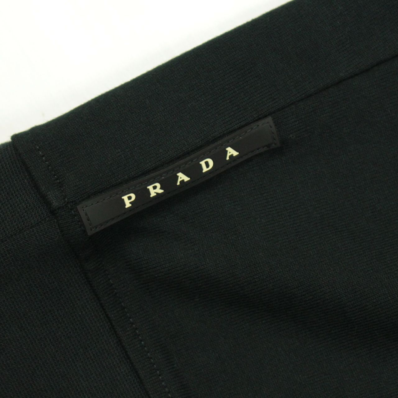 【新品】 PRADA　プラダ　スウェットシャツ　Vガゼット　サイドラバーロゴ　メンズ