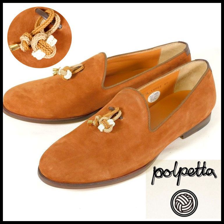Polpettaスエード 黒 ローファー POLPETTA（ポルペッタ）の「【別注