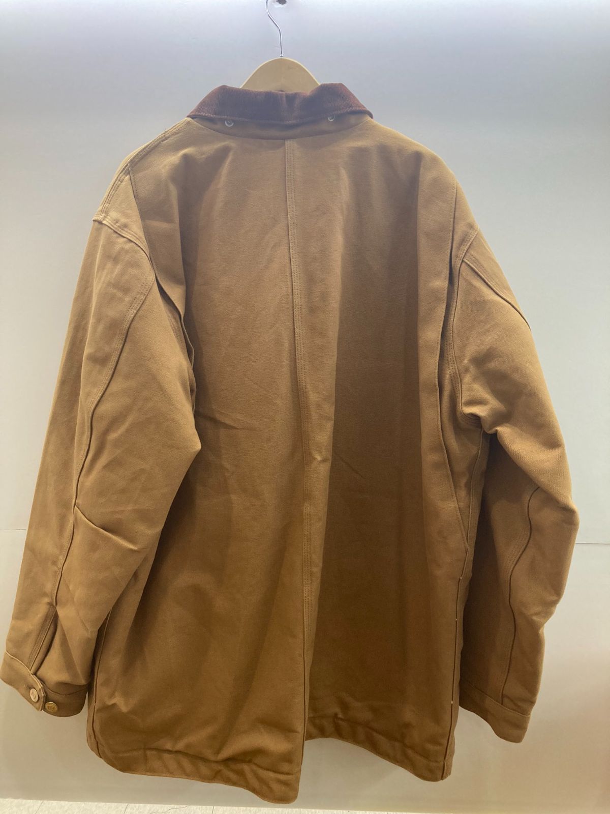 CARHARTT MICHIGAN CHORE COAT カーハート ミシガン チョアコート XL ブラウン 茶 ジャケット カバーオール コート【Z0495-001】▽217