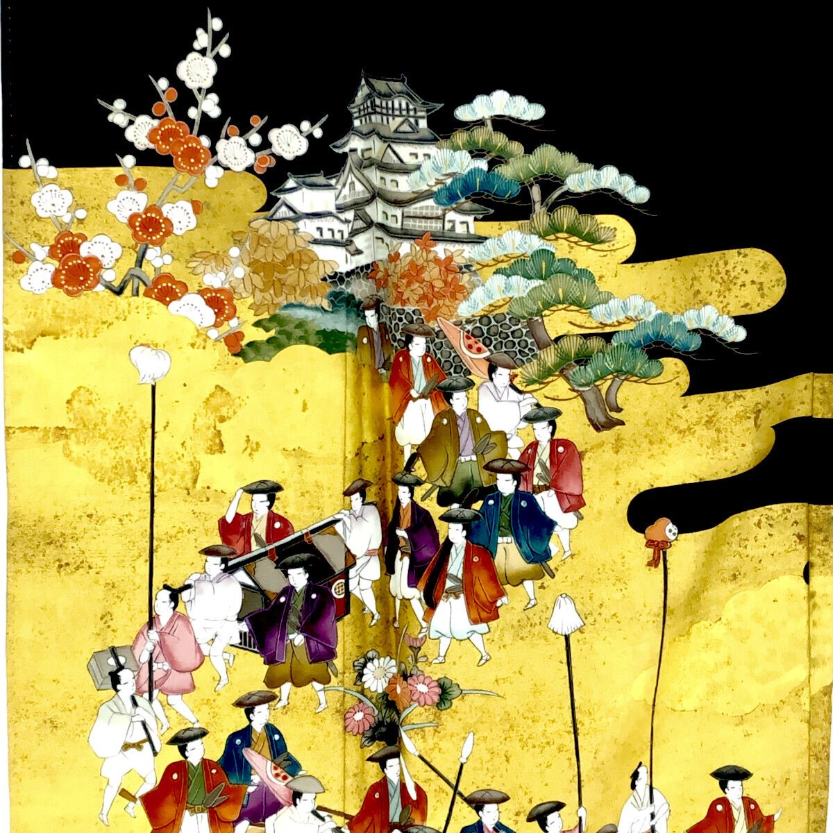 黒留袖/美品/京友禅/作家物/仕立上がり/適応身長160～167㎝/8328 黒留袖/美品/京友禅/作家物/仕立上がり/適応身長160～167㎝/8328