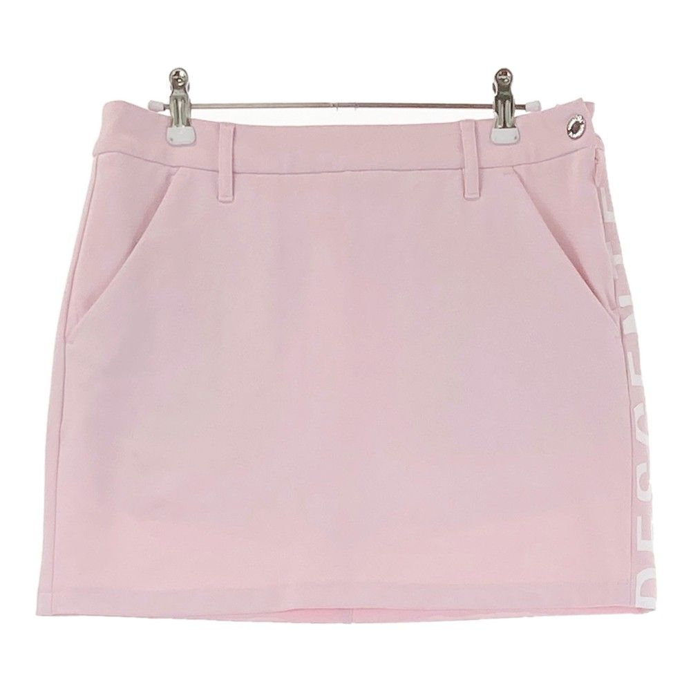 サイズ：L DESCENTE GOLF デサントゴルフ インナー付スカート ピンク系