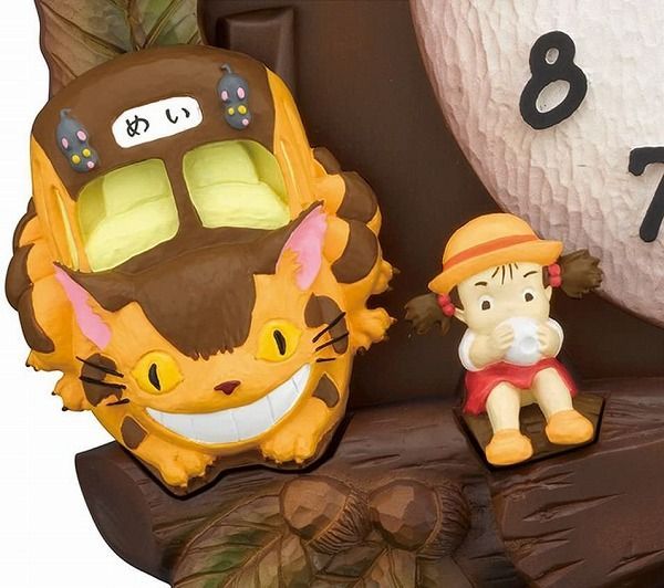 送料無料】リズム時計 となりのトトロ メロディ 掛け時計 M429 トトロ