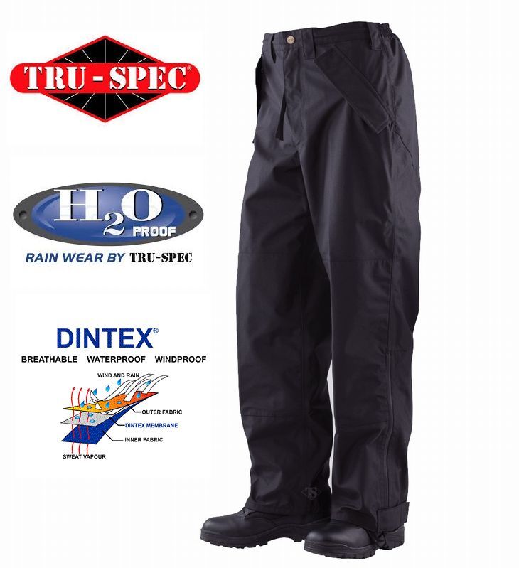 高品質，大得価 ●● トゥルースペック/ TRU-SPEC 新型 H2O ECWCS 全天候型 パンツ (ブラック) Mサイズ 【正規代理店】 (サバゲー) その他