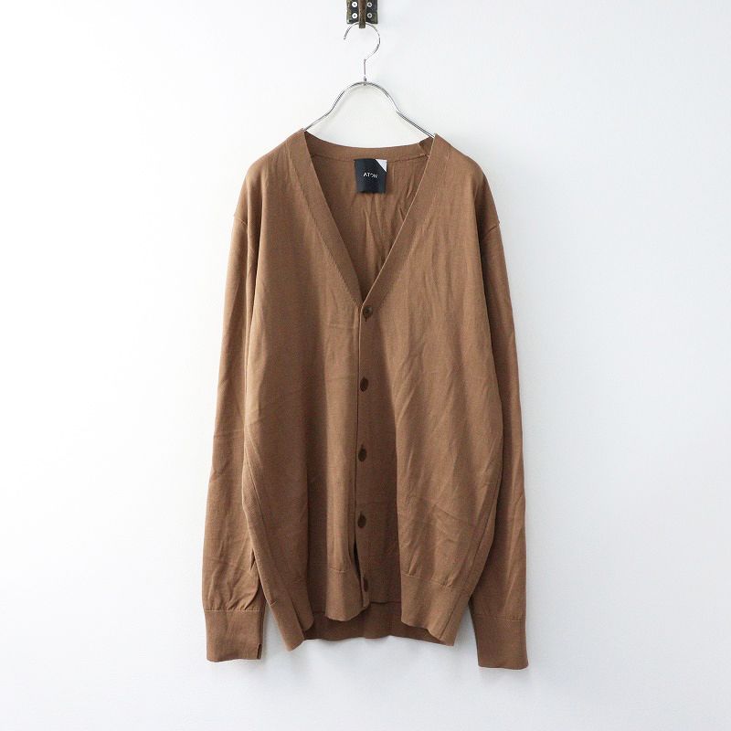 ATON カーディガン 「ATON / エイトン」WOOL WASHI OVERSIZED