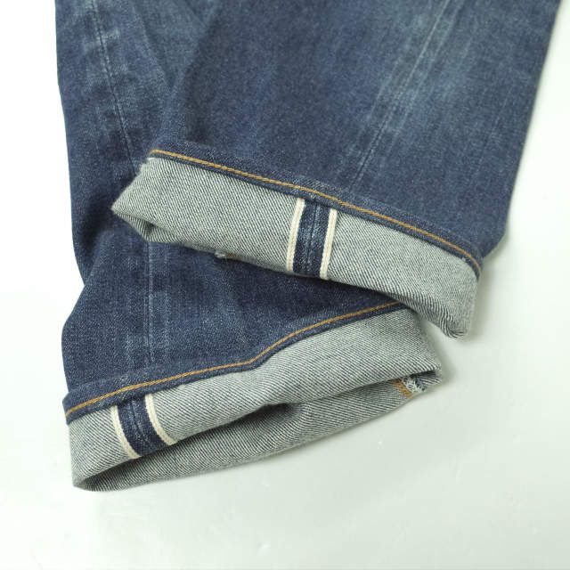 RESOLUTE リゾルト 日本製 710 Tight Straight(66モデル) スリムセルビッチデニムパンツ 28 インディゴ LEVI'S 501 ボタンフライ ジーンズ ボトムス【中古】【RESOLUTE】 RESOLUTE リゾルト 日本製 710 Tight Straight(66モデル) スリム