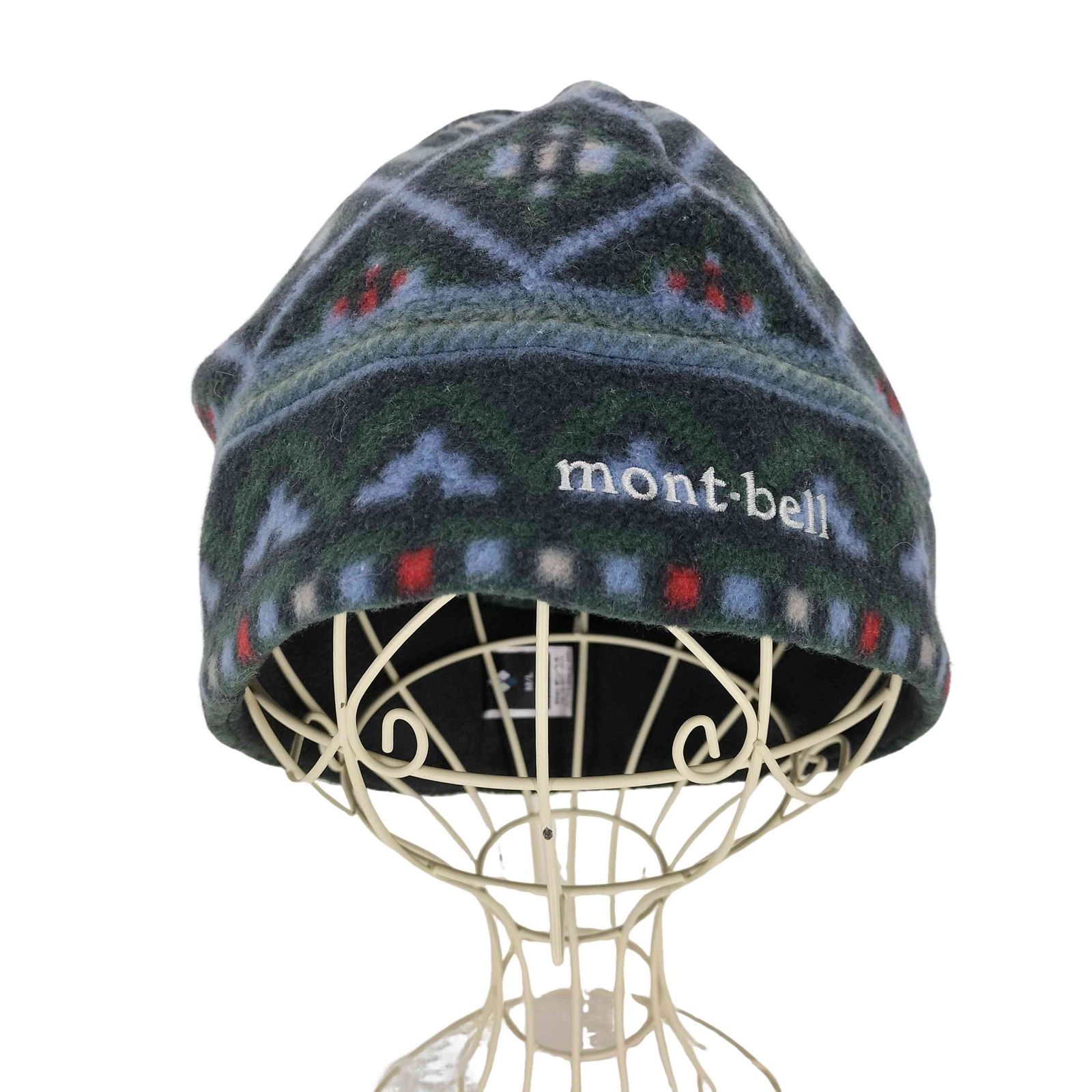 モンベル mont bell クリマプラス100 プリント ワッチキャップ メンズ  M/L