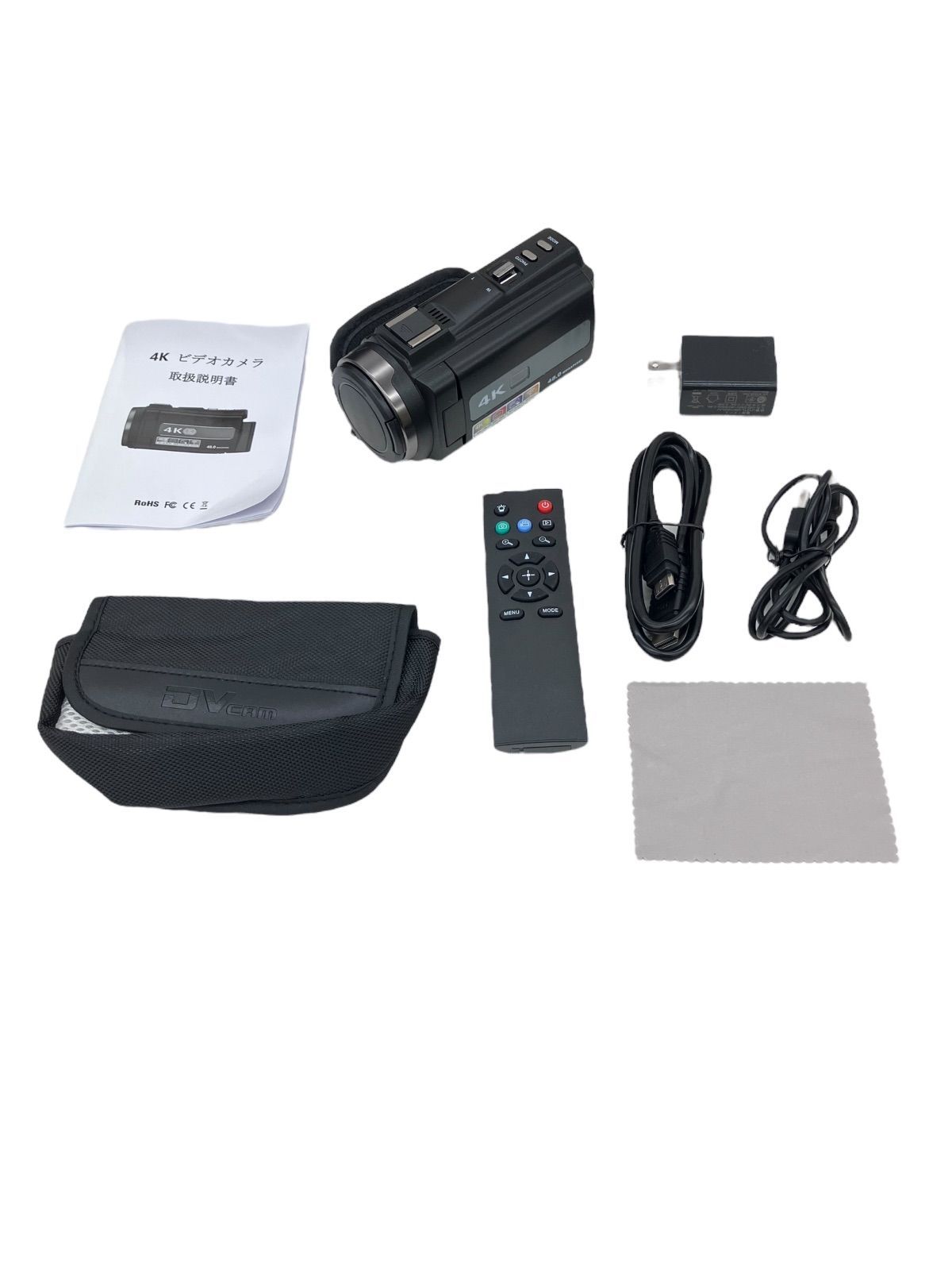 未使用　４K ビデオカメラ　HDVー２５４KM 186000 現状品 4K ビデオカメラ HDV-254KM ブラック - メルカリ